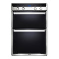 ELBA ELIO 60CM MULTIFUNCTION ELECTRIC DOUBLE OVEN-STAINLESS STEEL AND BLACK GLASS FINISH 02/ELIO 800D