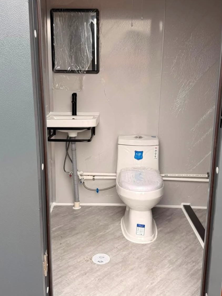 6m/20ft Portable Prefabricated Shower & Toilet Ablution Unit