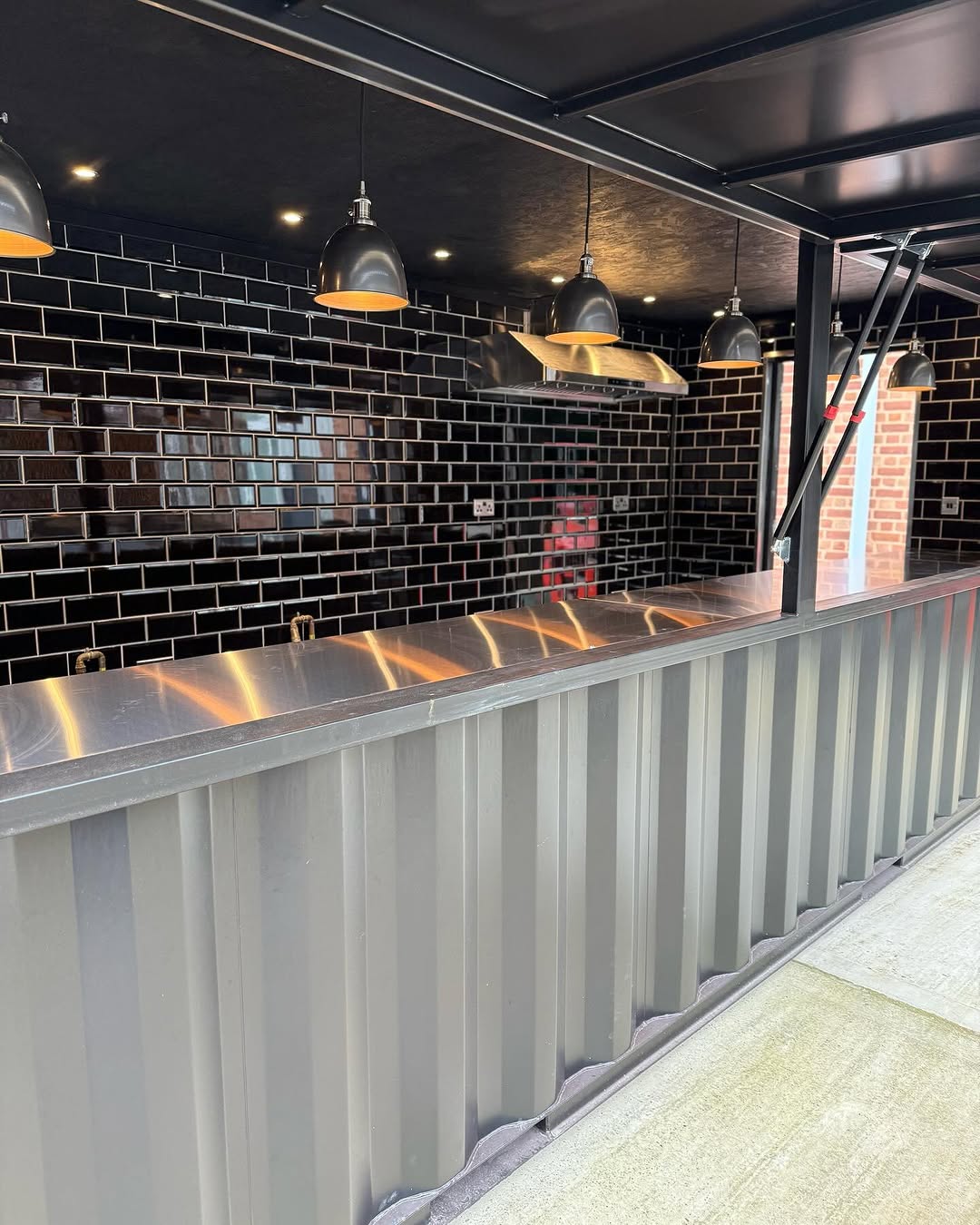 20ft Luxury Food Kiosk Shipping Container