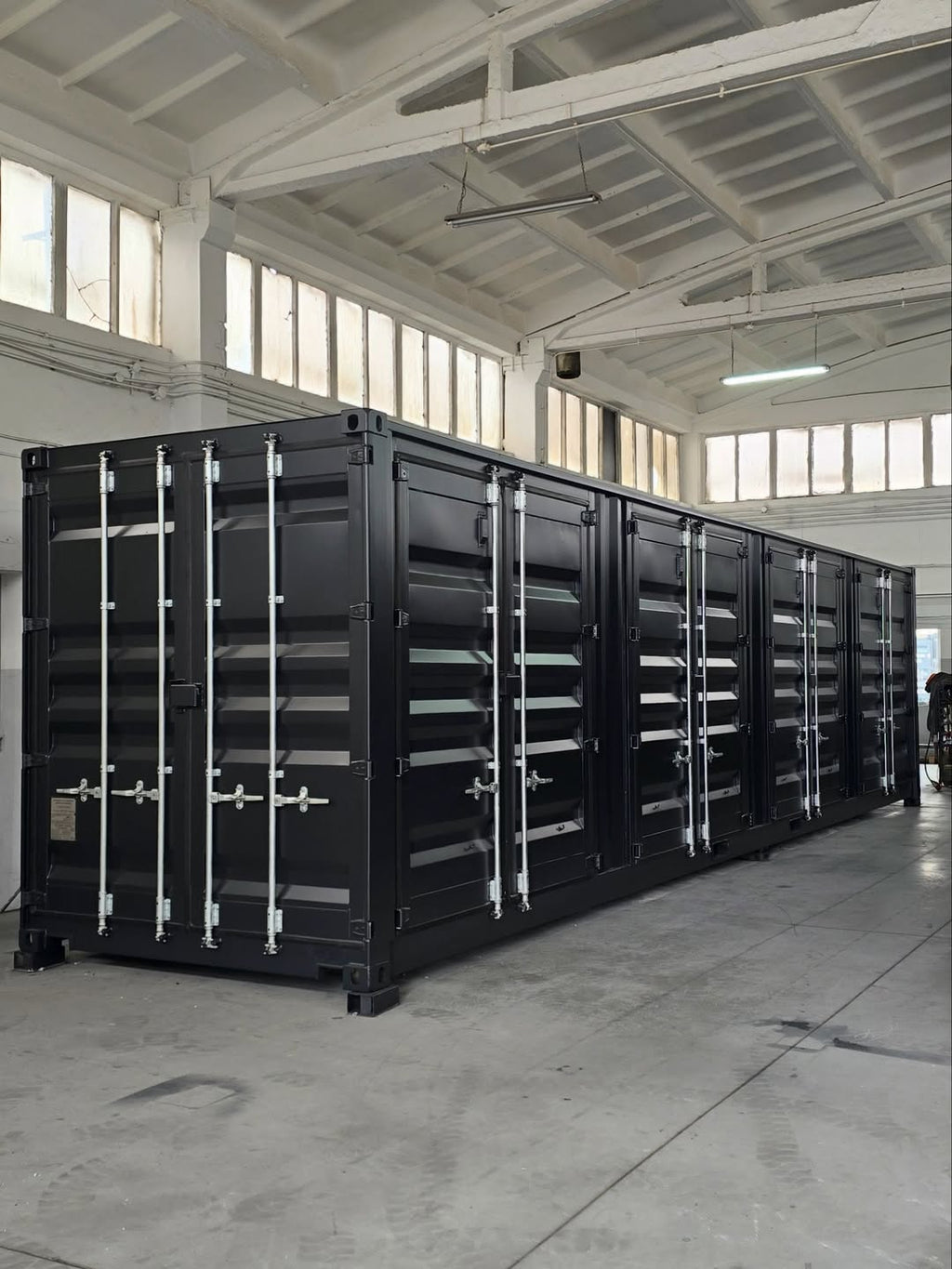 12m / 40ft Full Side-Opening Container with Glazed End
