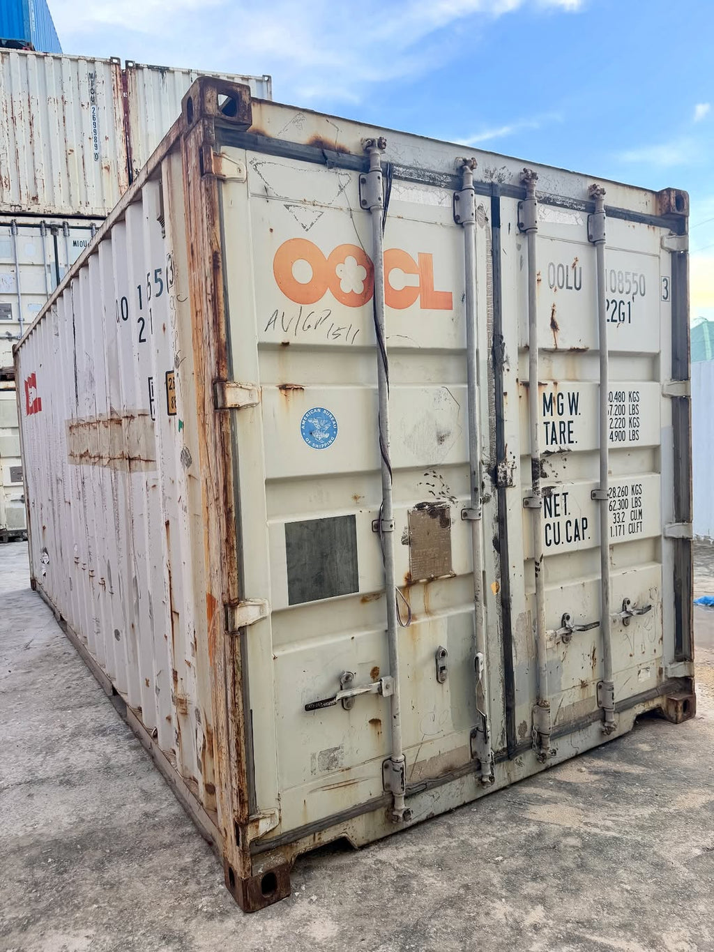 20ft / 6m Used General Purpose Shipping Container