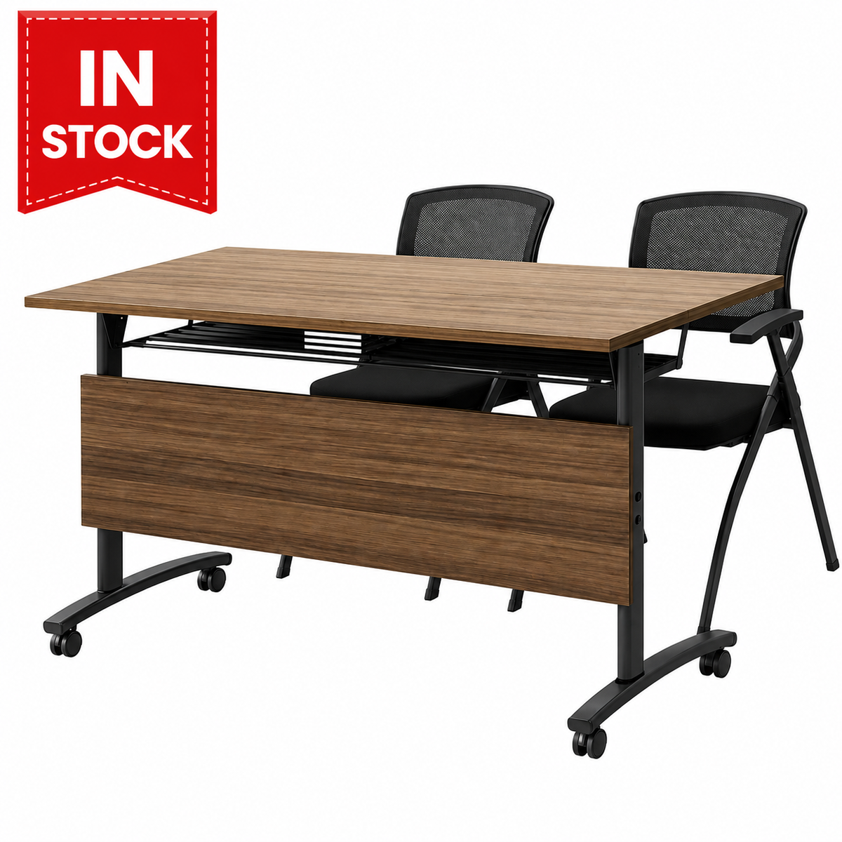 Folding Conference Table 105cm x 60cm x 75cm - Image 2