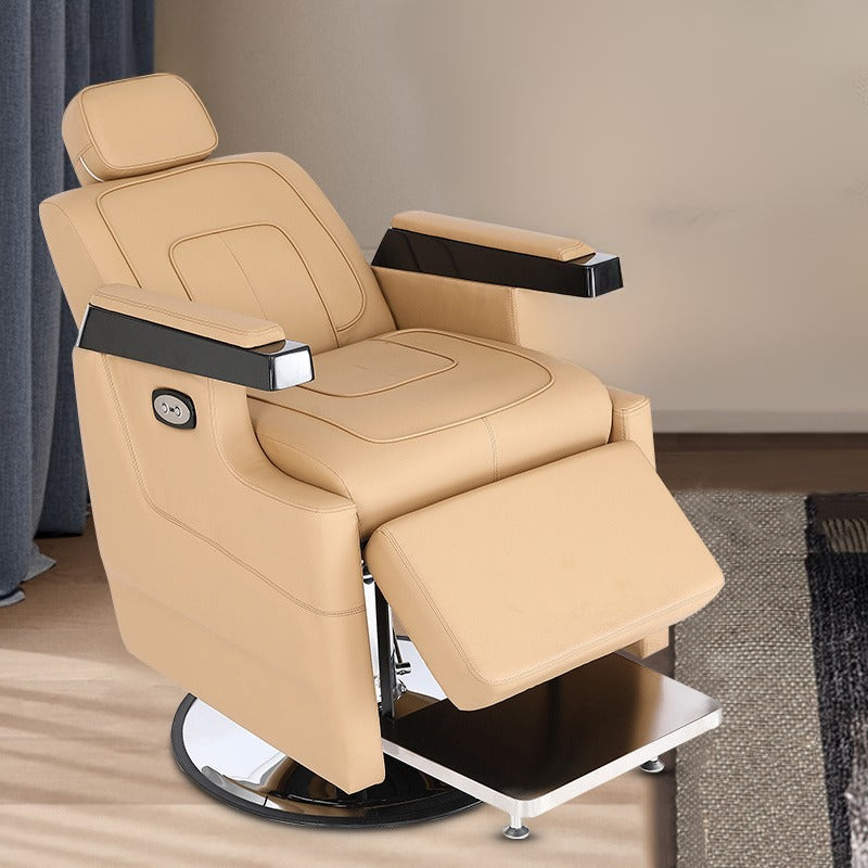 Electric Reclining Barber Chair with Ergonomic Design and Hydraulic Lifting System - Image 2