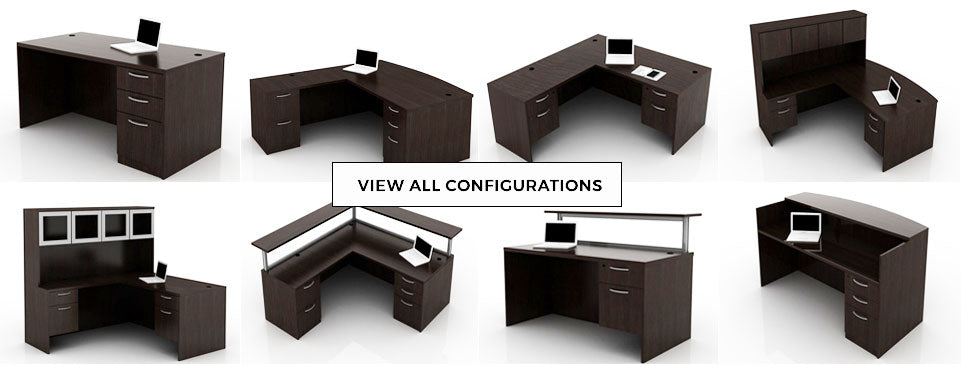 L Shape Wooden Office Desk - Image 3