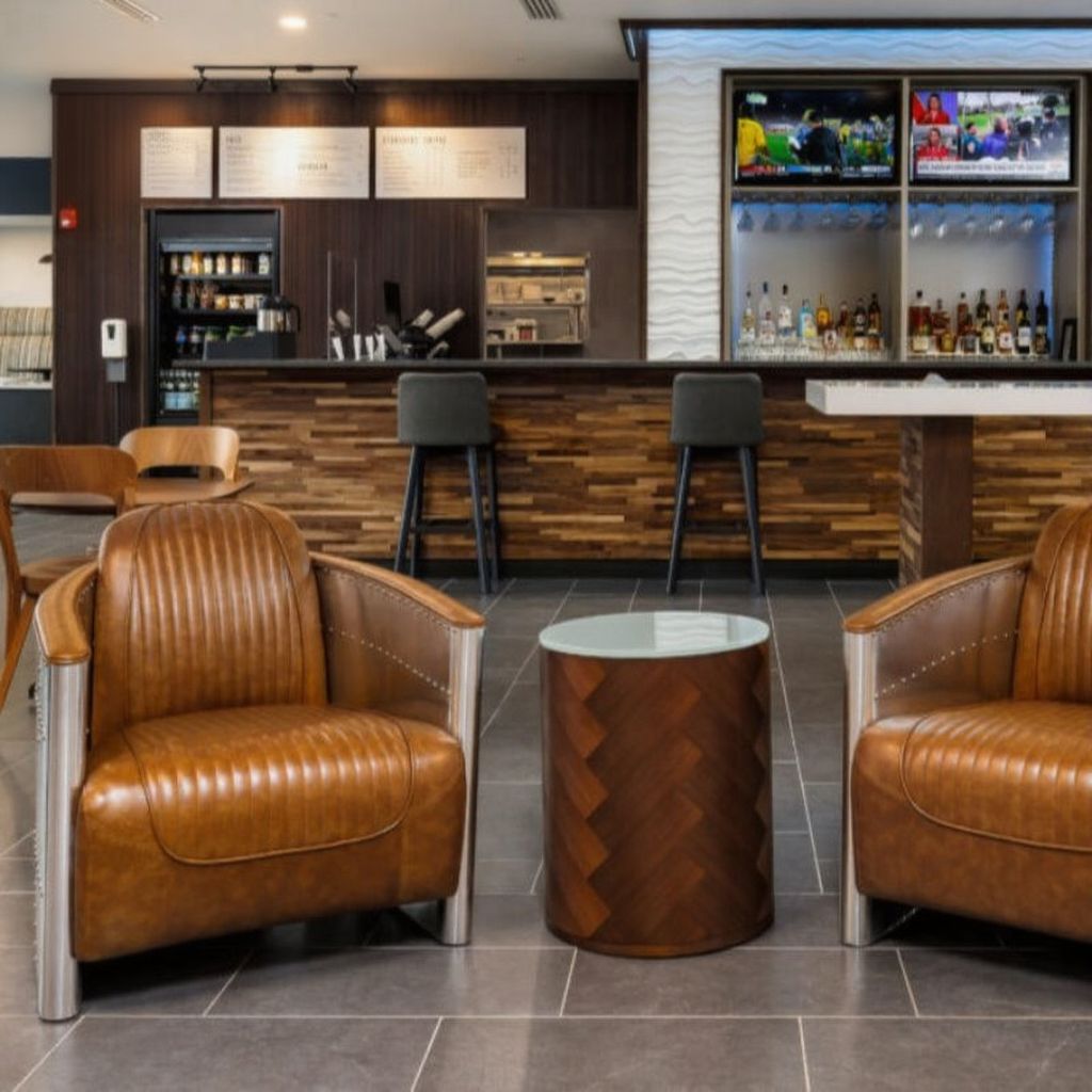 Aviation Style Cigar Lounge Chair - Image 4