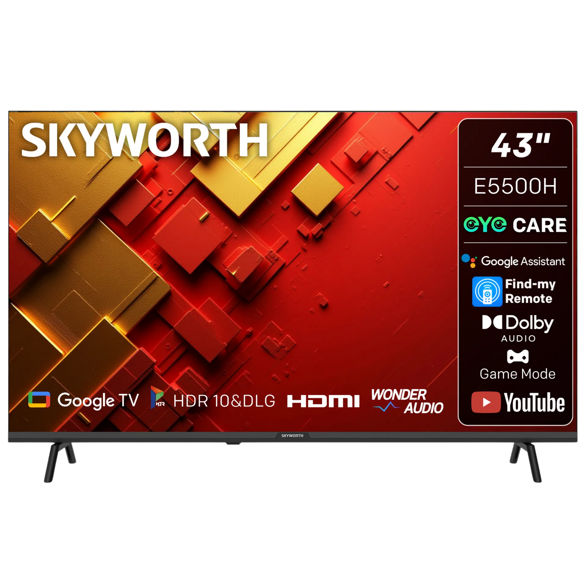Skyworth 43E5500H HD Google LED TV – 43