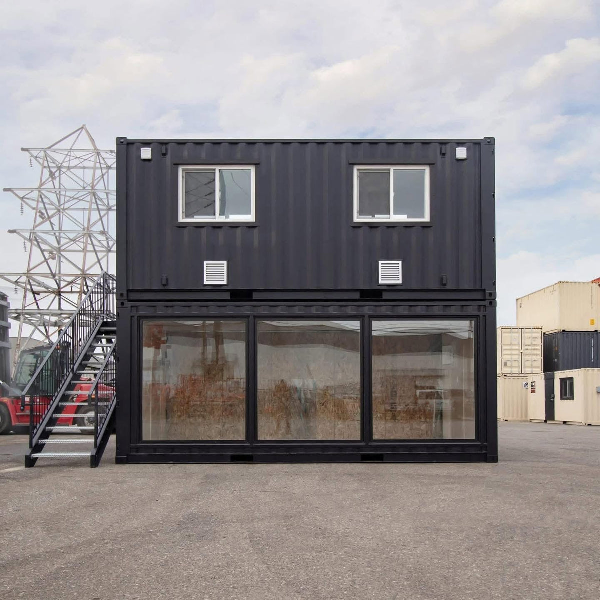 3 x 20ft Double Storey Shipping Container Office Complex