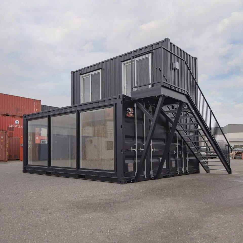 3 x 20ft Double Storey Shipping Container Office Complex