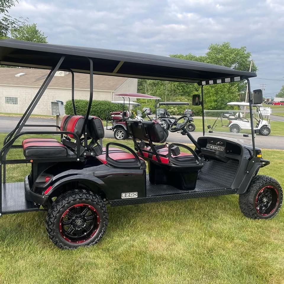 EZ-GO Express L6 Gas Golf Cart – Powerful, Stylish & Ready to Ride! - Image 3
