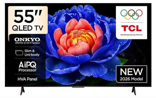 TCL 55” P7L 4K QLED GOOGLE TV 55P7L