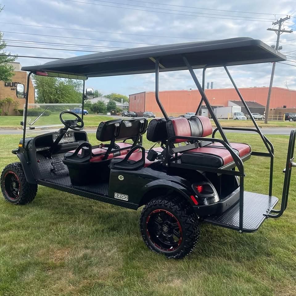 EZ-GO Express L6 Gas Golf Cart – Powerful, Stylish & Ready to Ride! - Image 4