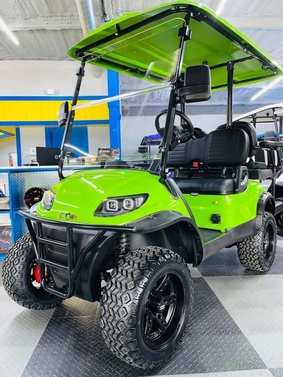 48V Custom Lifted Golf Cart – High-Speed AC Motor • 4-Seater • Fully Loaded