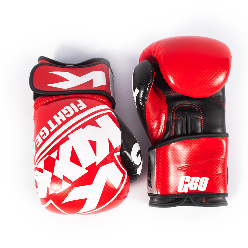 Kix Boxing Gloves Artificial Leather 14Oz Red - Image 3