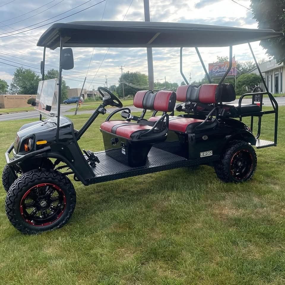 EZ-GO Express L6 Gas Golf Cart – Powerful, Stylish & Ready to Ride! - Image 5