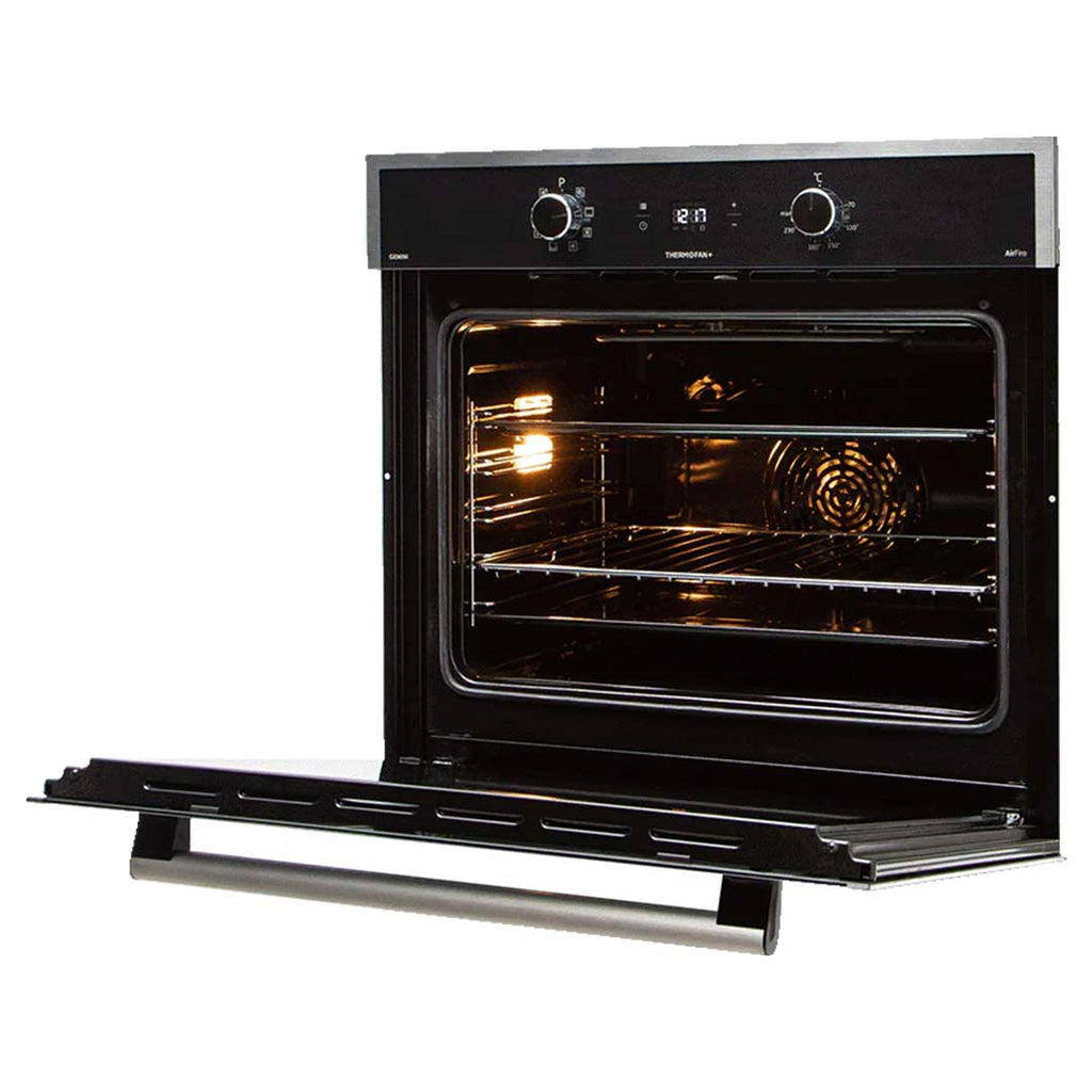 DEFY 70cm Gemini Single Thermofan+ Oven (Black) DBO774