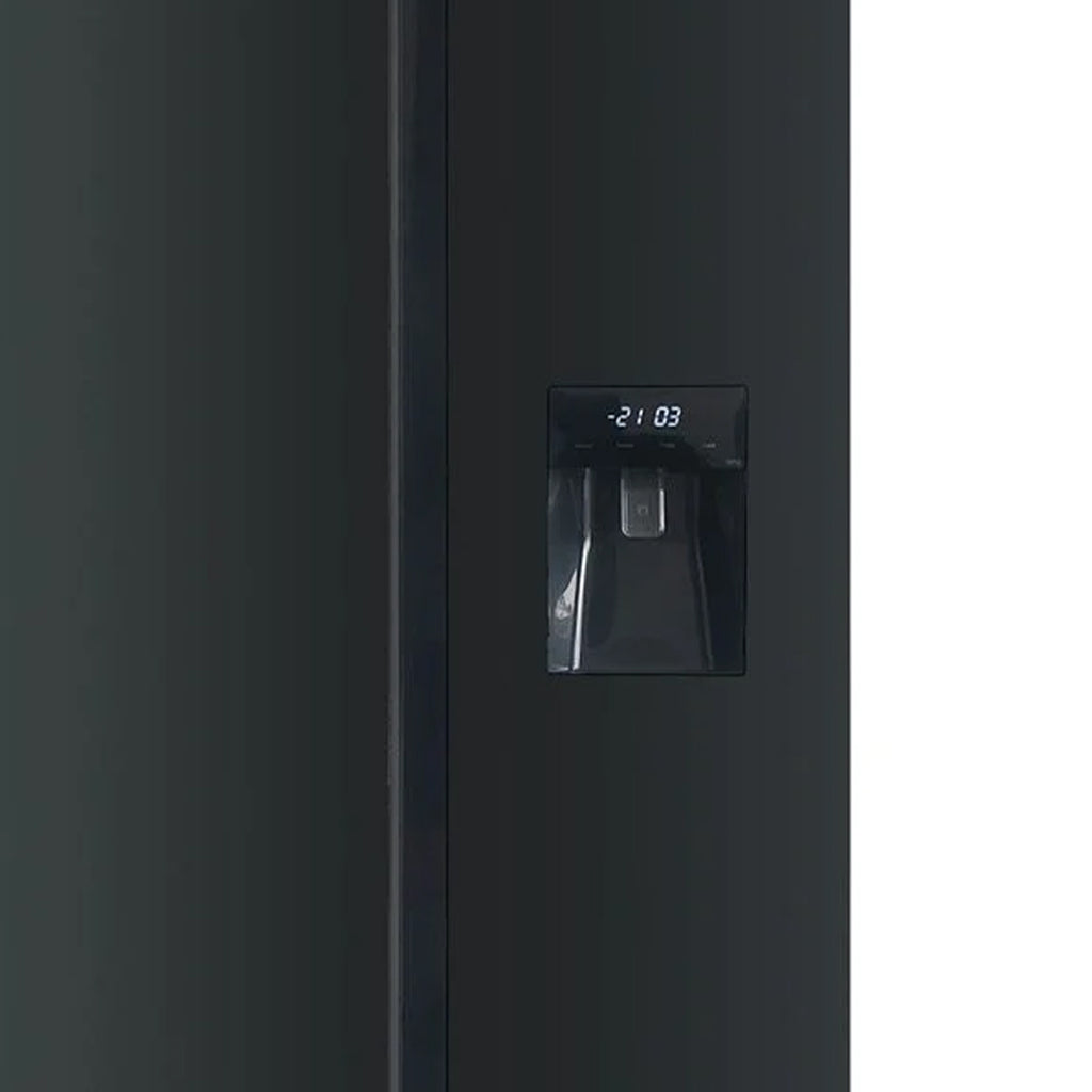 DEFY DFF456 Glass Fridge Black