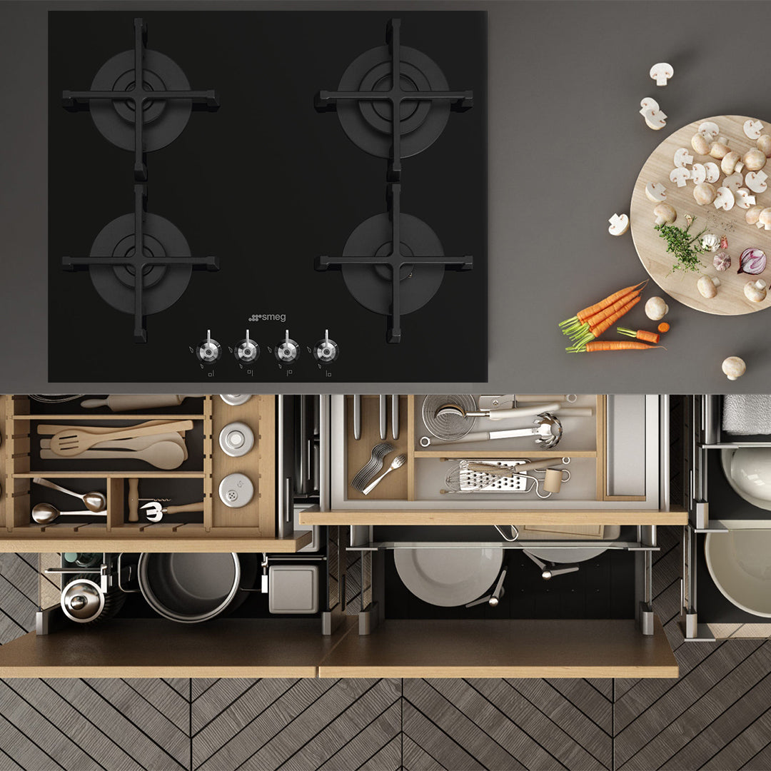 SMEG 60cm Gas Hob PV364NSA