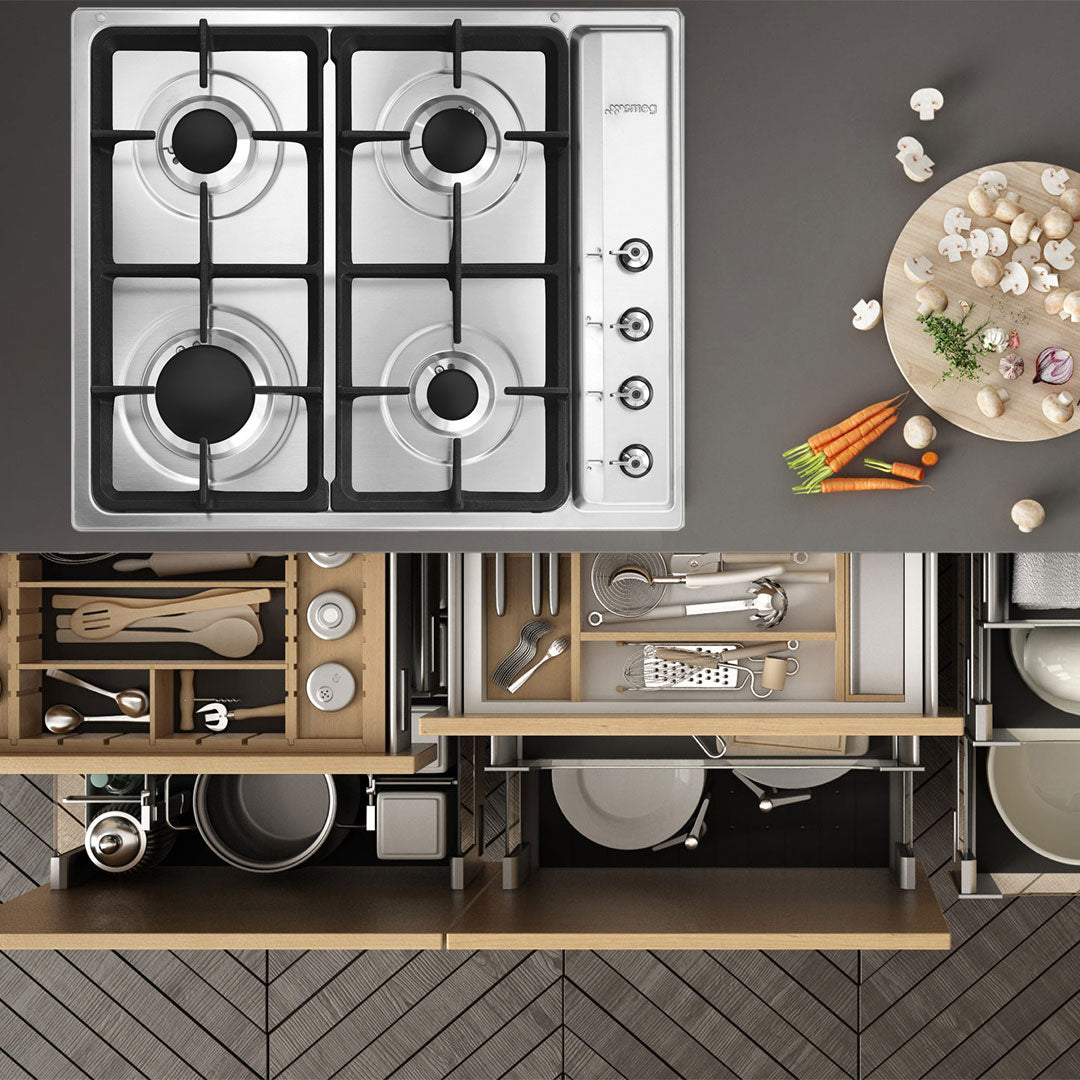 SMEG 60cm Classica Gas Hob PS60GHC