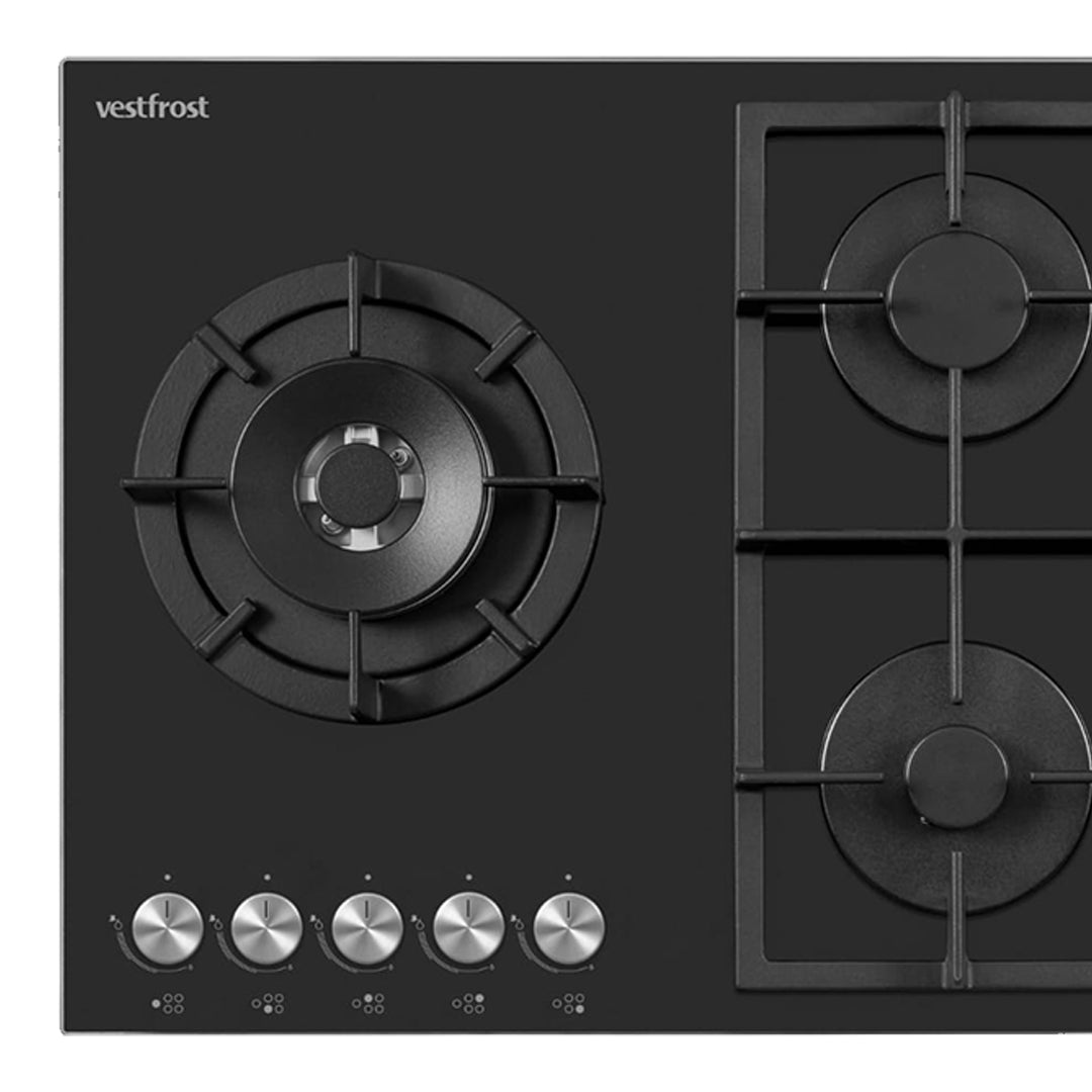 VESTFROST VF90GOG Ceramic 5Burner Glass Hob