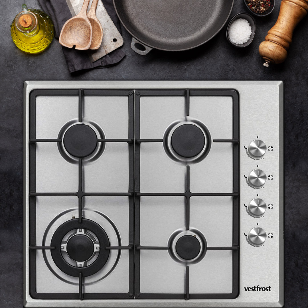 VESTFROST VFRSA.SSH Gas Hob 4Burner StainlessSteel