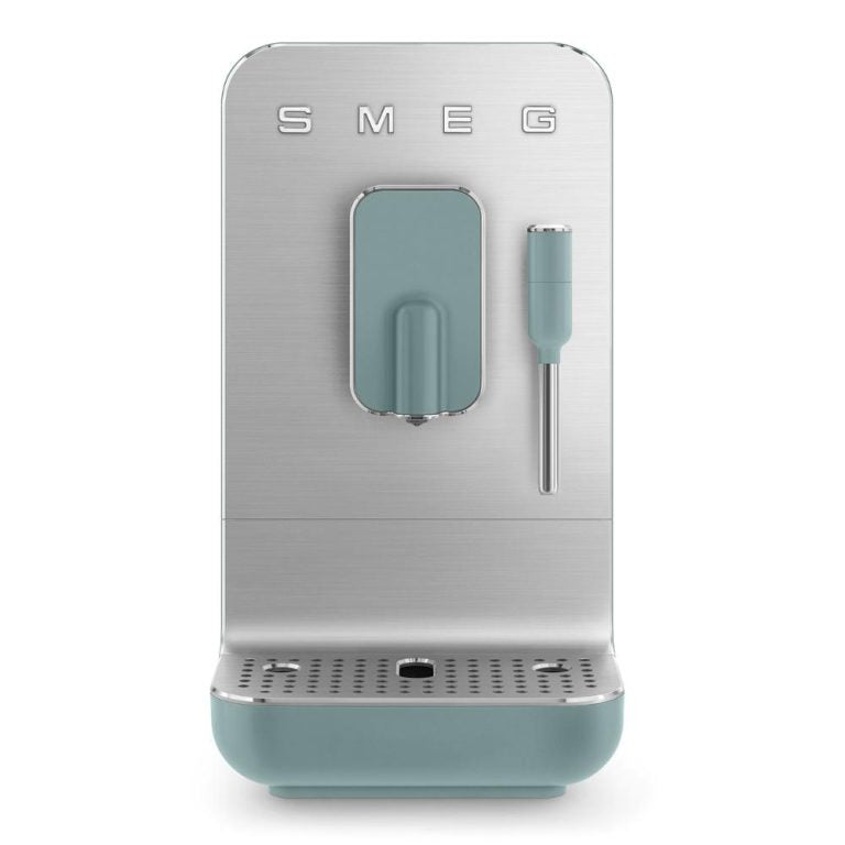 SMEG BCC12EGMEU BEAN TO CUP COFFEE M W/STEAM WAND EMERALD GR