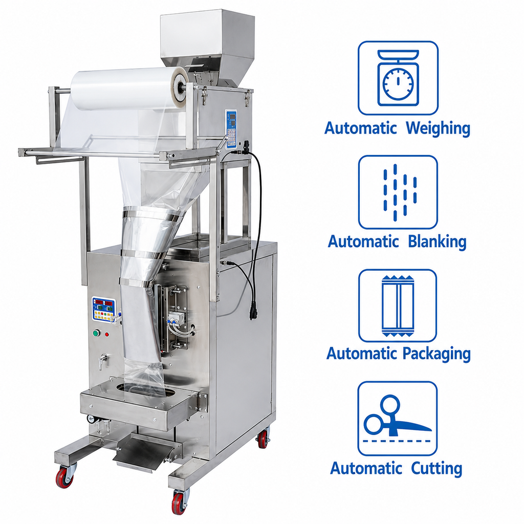 Automatic Snack, Nut & Grain Packaging Machine with Filling and Sealing System - Image 2