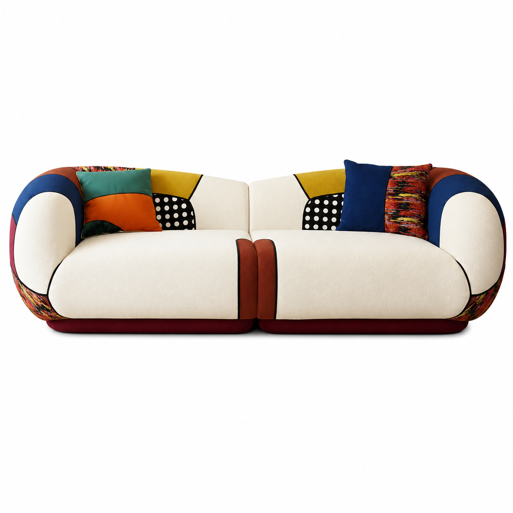 Modern Foldable Vacuum-Packed Modular Sofa Bed Set