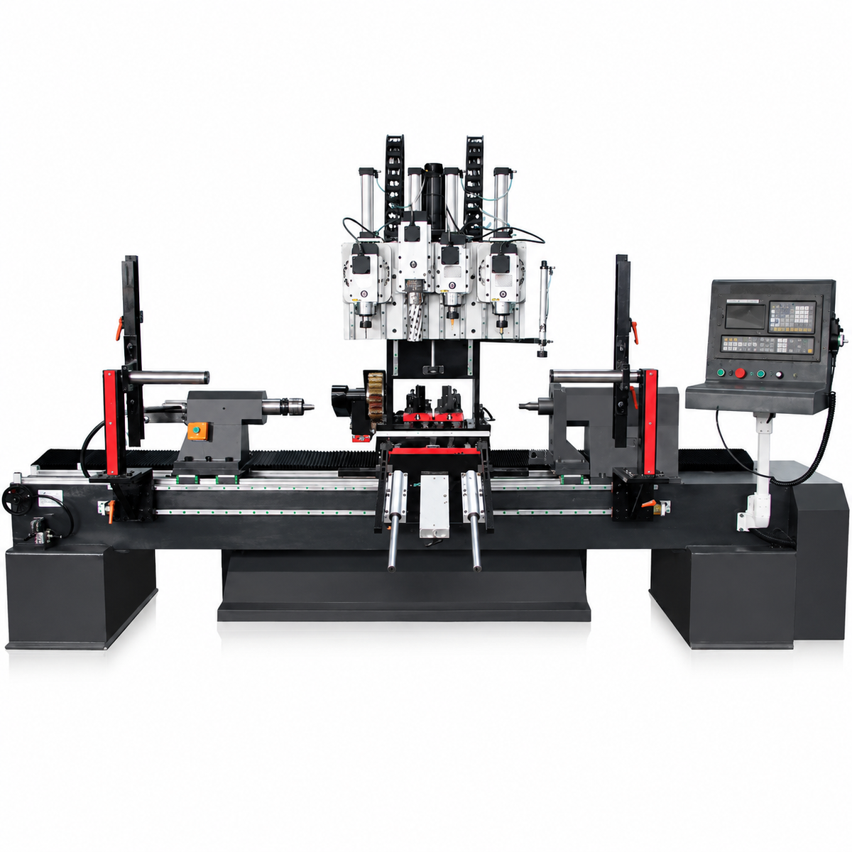 Industrial CNC Wood Turning Lathe Machine