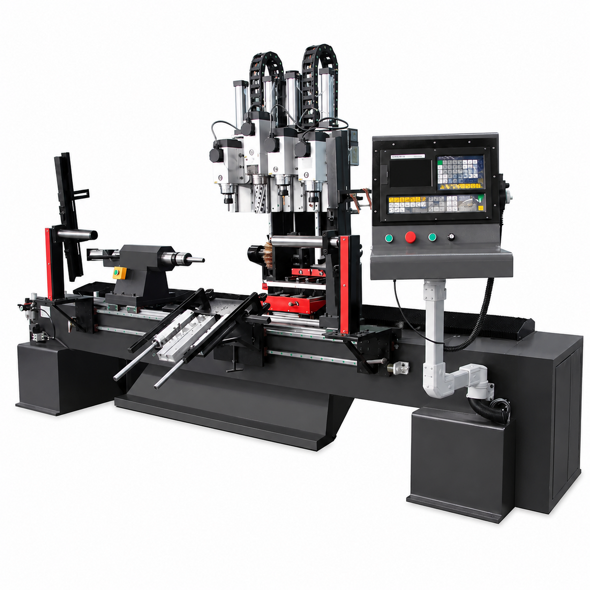 Industrial CNC Wood Turning Lathe Machine - Image 2