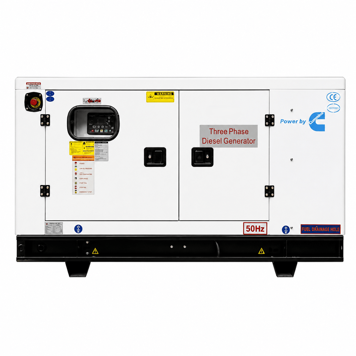 30kVA Cummins Diesel Generator Set – Open & Silent Type Options (4B3.9-G2 Engine)