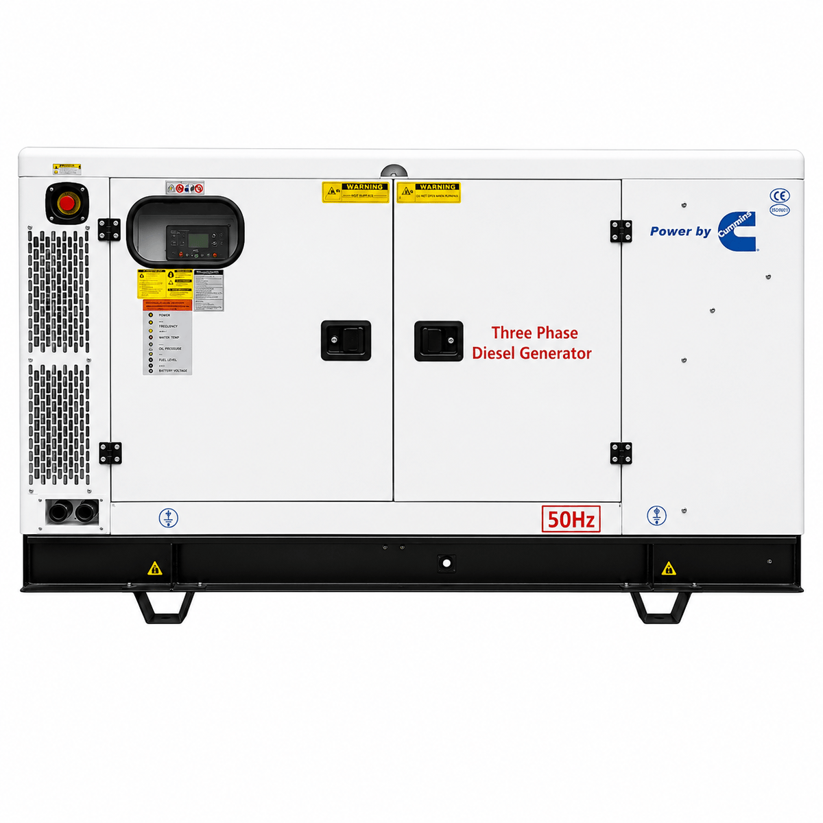 50kVA Cummins Diesel Generator Set – Open & Silent Type Options (4BTA3.9-G2 Engine)