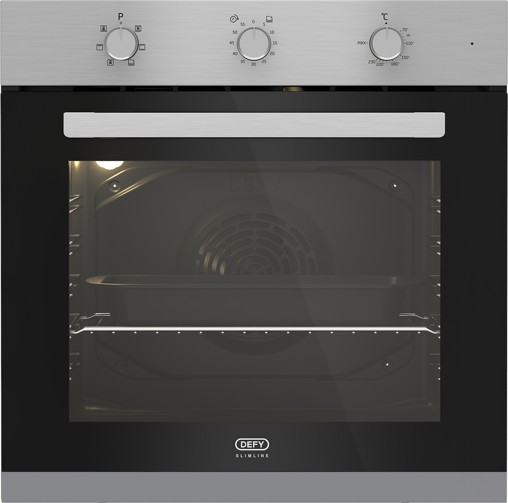 DEFY Slimline 600 Multi Function Fan Assist Oven DBO486E