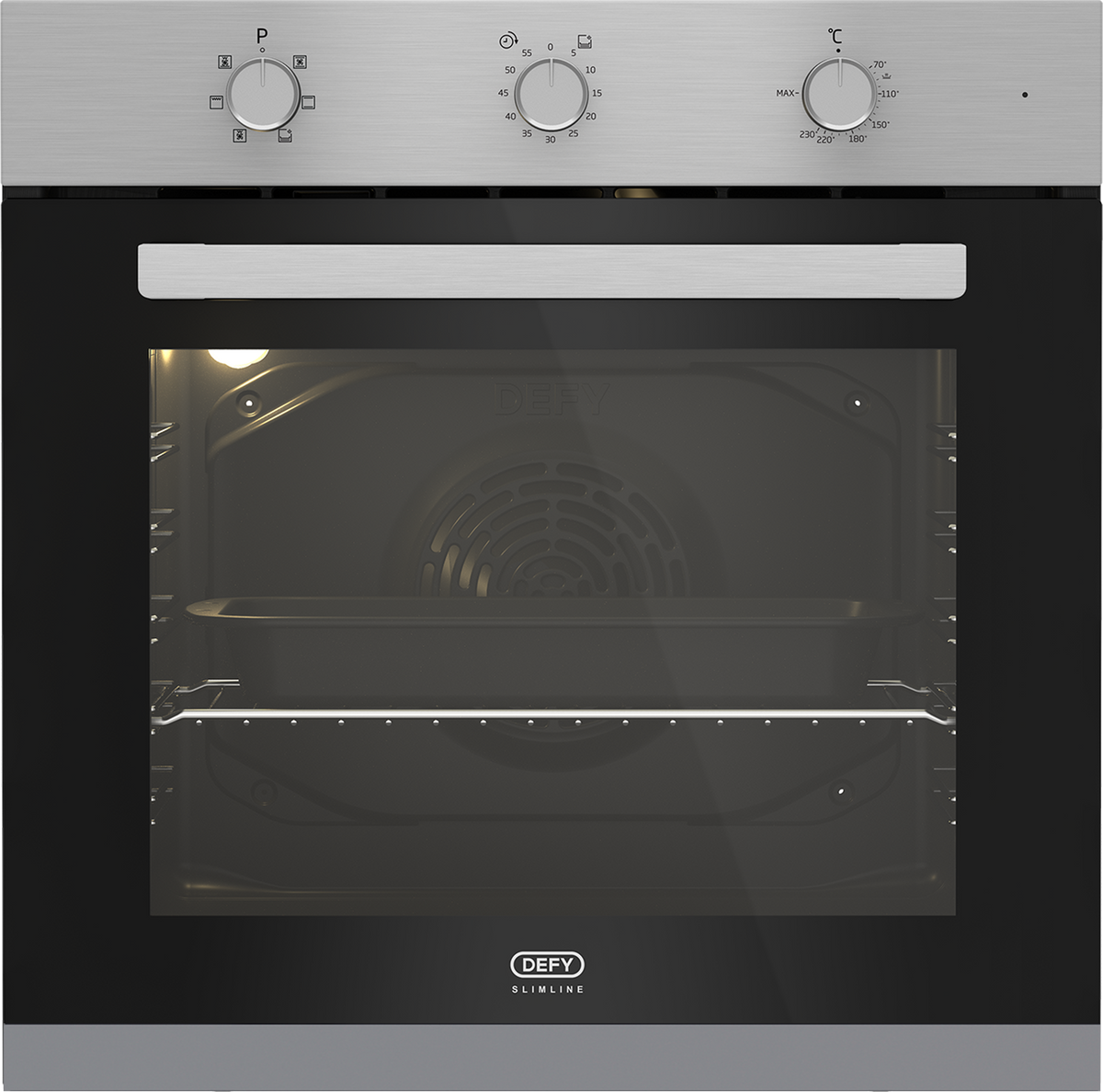 DEFY Slimline 600 Multi Function Fan Assist Oven DBO486E