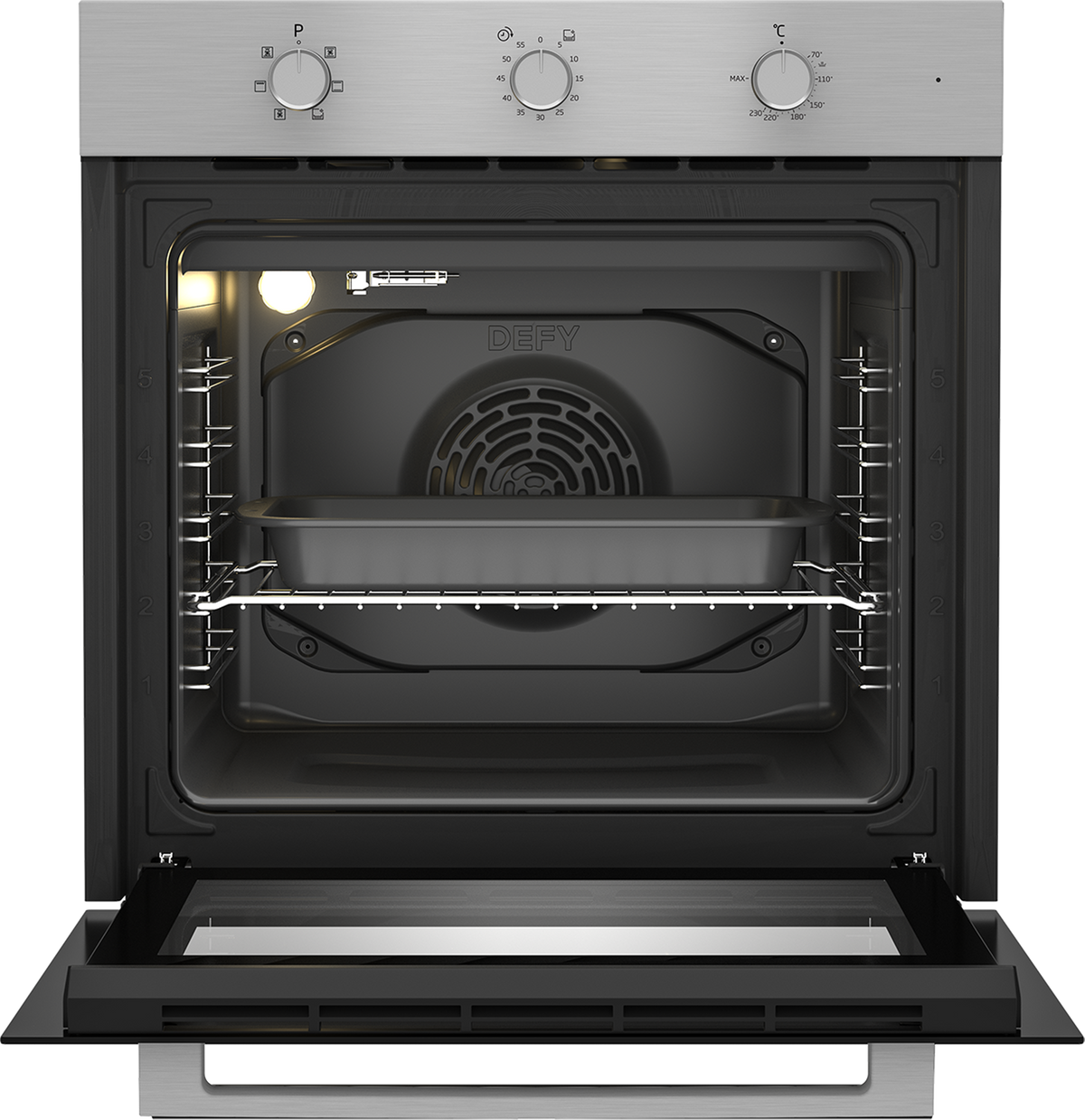 DEFY Slimline 600 Multi Function Fan Assist Oven DBO486E