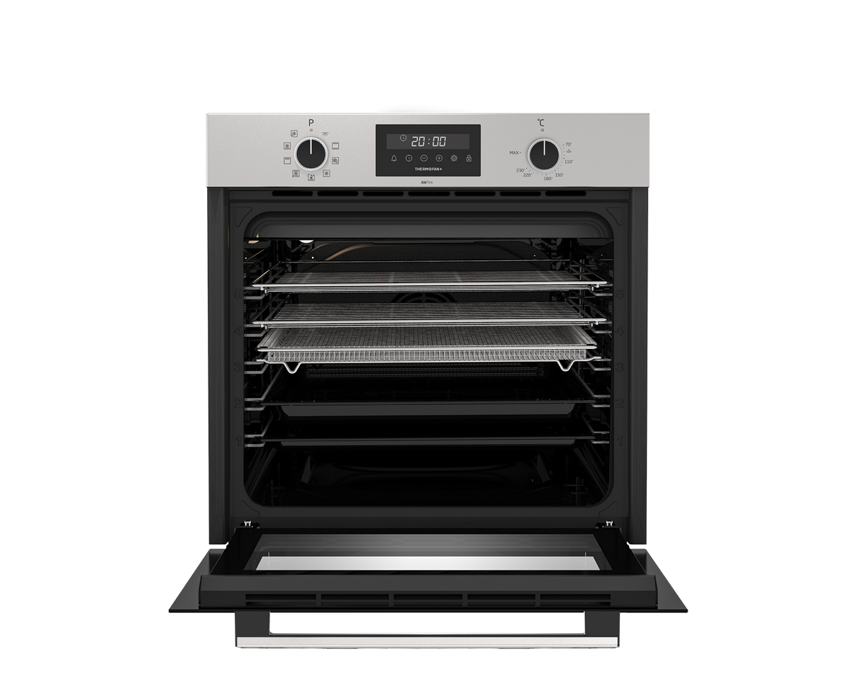DEFY Slimline 600 Built-In ThermoFan+ Oven Inox DBO696