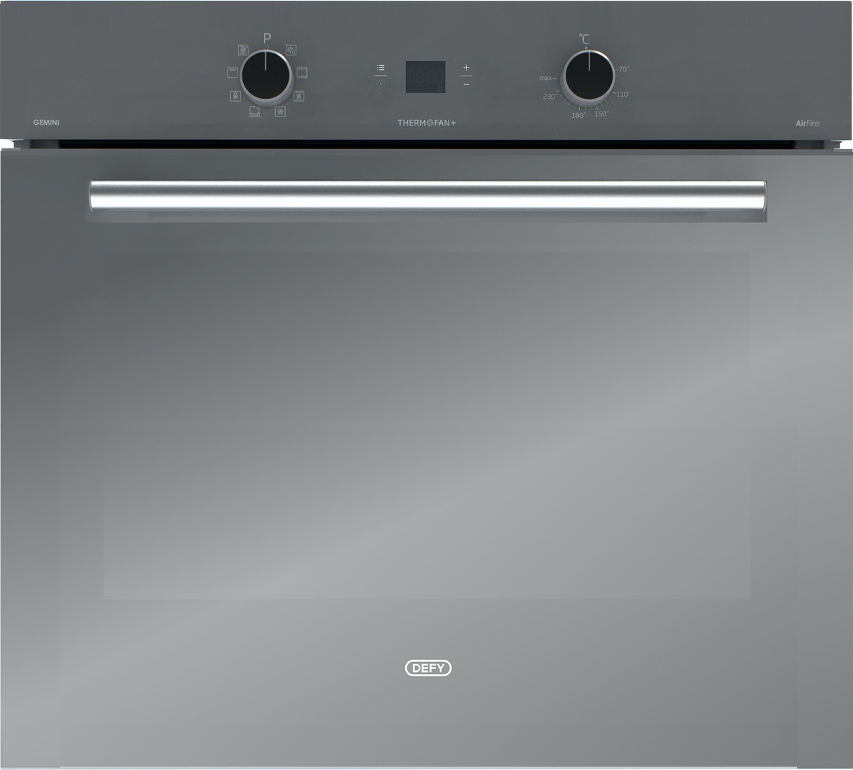 Defy DBO775 Multifunction Oven 60cm Gemini Eye-Level Stainless Steel