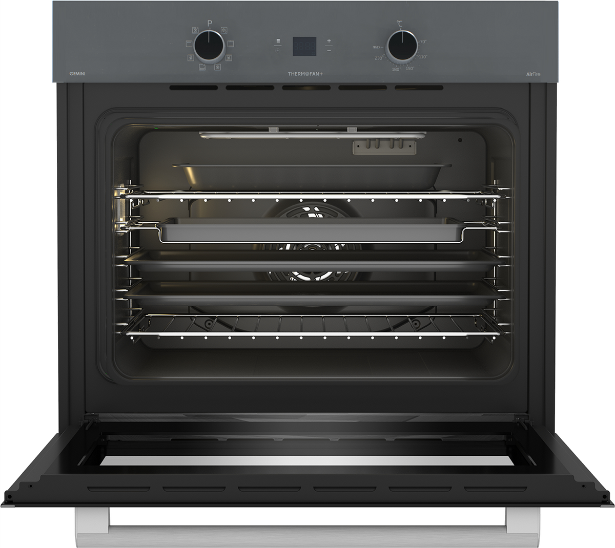 Defy DBO775 Multifunction Oven 60cm Gemini Eye-Level Stainless Steel