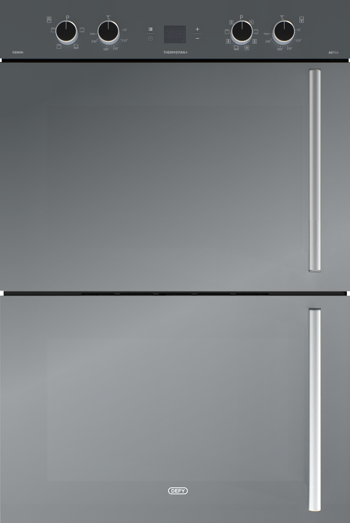DEFY 70cm Gemini Double Oven ThermoFan+ DBO768