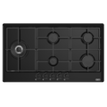 Defy DHG128 Gas Hob 90cm 5-Burner Gemini Black