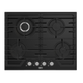 Defy DHG614 Gas Hob 75cm 5-Burner Black Glass