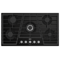Defy DHG931 Gas Hob 90cm 5-Burner Gemini Black Glass Cooktop