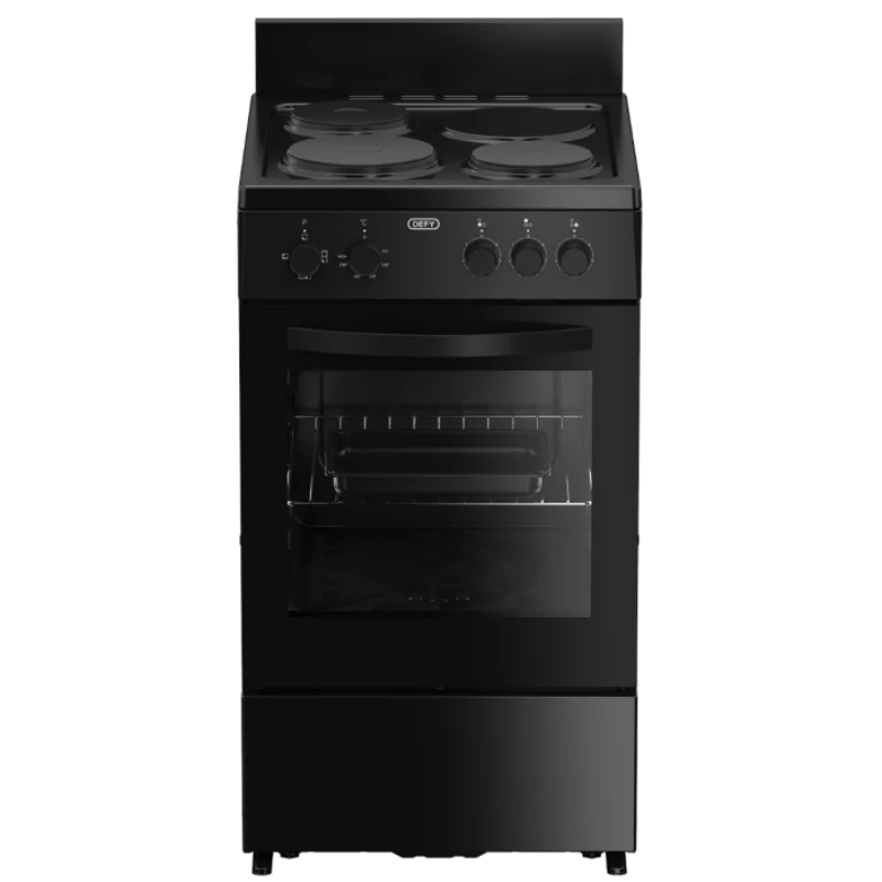 Defy 50cm 3 Plate Compact Electric Stove Black DSS553