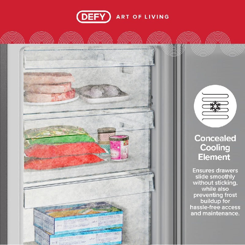 Defy Upright DAC447 Fridge
