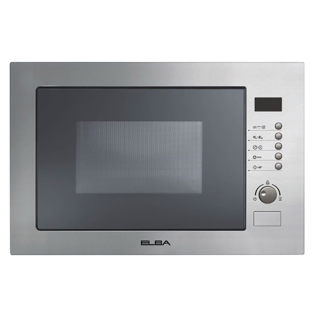 ELBA ELIO 38CM BUILT IN MICROWAVE OVEN & GRILL – 02/EL 38X MW 25L