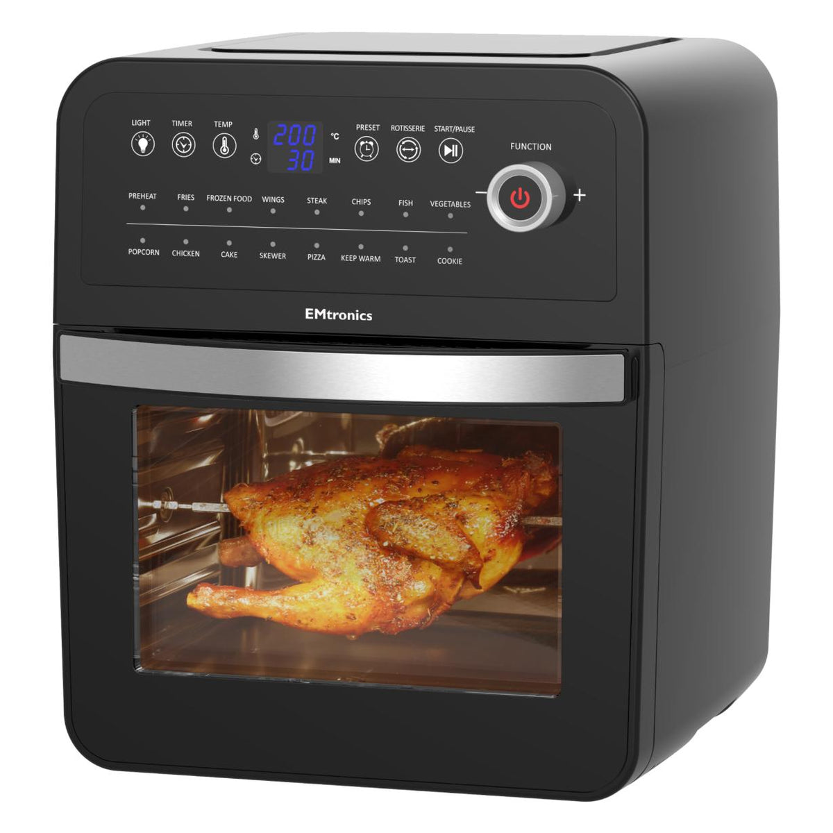 EMtronics 12L Digital Air Fryer Oven EMAFO12LD
