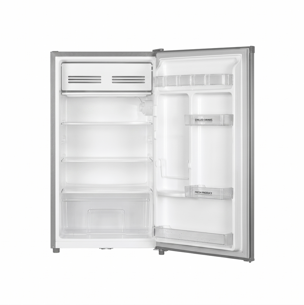 TCL 90L Nett Single Door Bar Fridge – Grey F117SDG