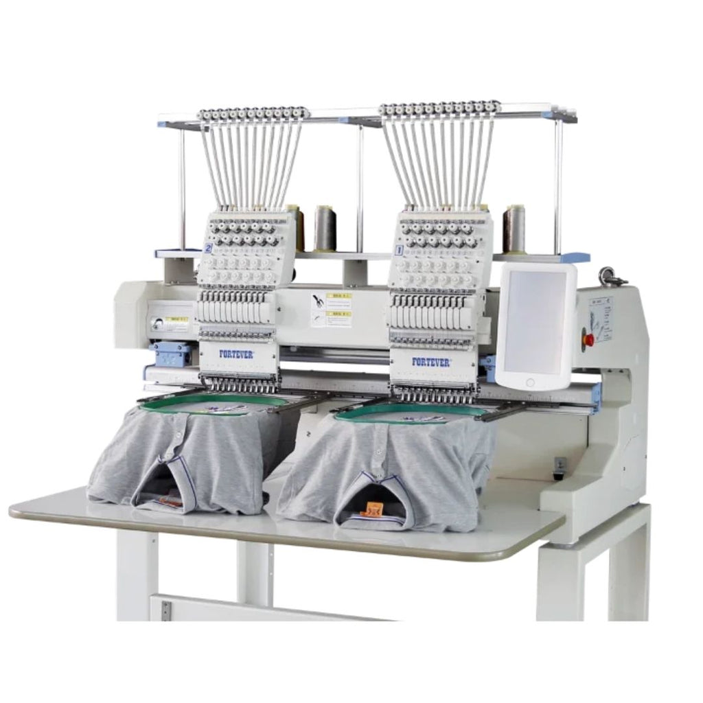 Fortever FT-1502HC - Double Head Embroidery Machine - Industrial