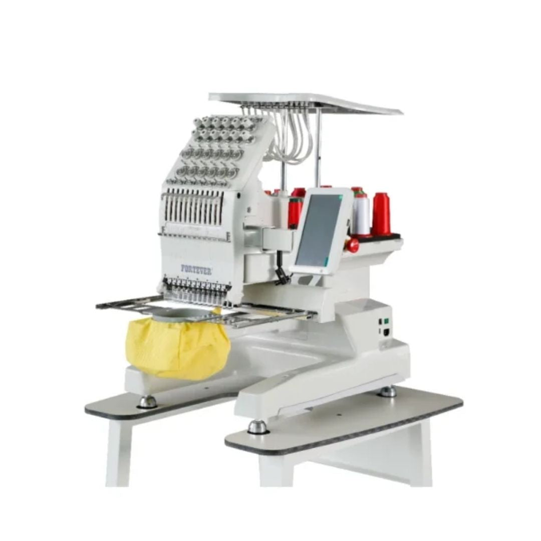 Fortever HALO-100 - Single Head Commercial Embroidery Machine - Industrial