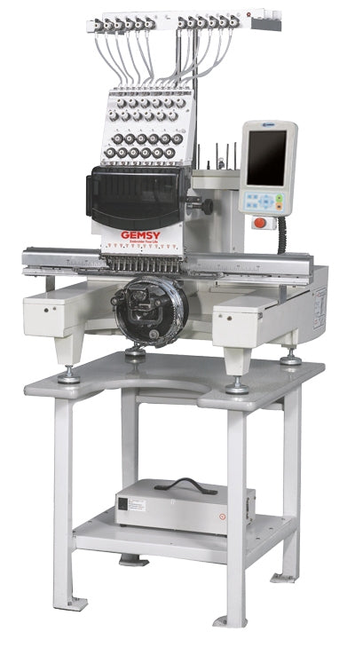 Gemsy 1201 - Single Head Industrial Embroidery Machine