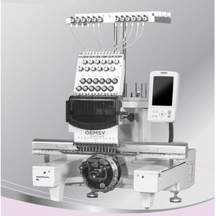 Gemsy 1201 - Single Head Industrial Embroidery Machine